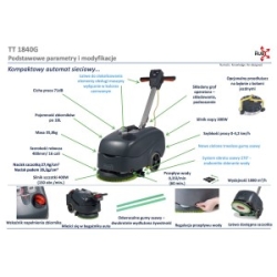 Szorowarka - Automat szorująco-zbierający Numatic TTB1840 TWINTEC